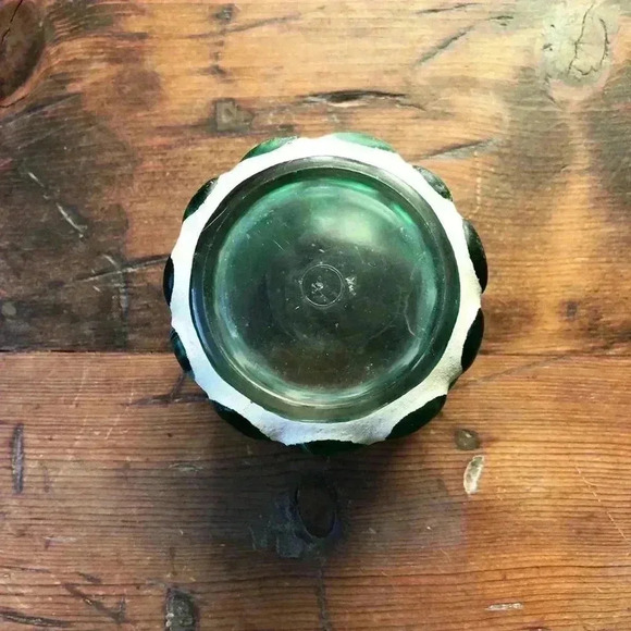 Mosaic Green Votive / Tea Light Candle Holder - Picture 4 of 4